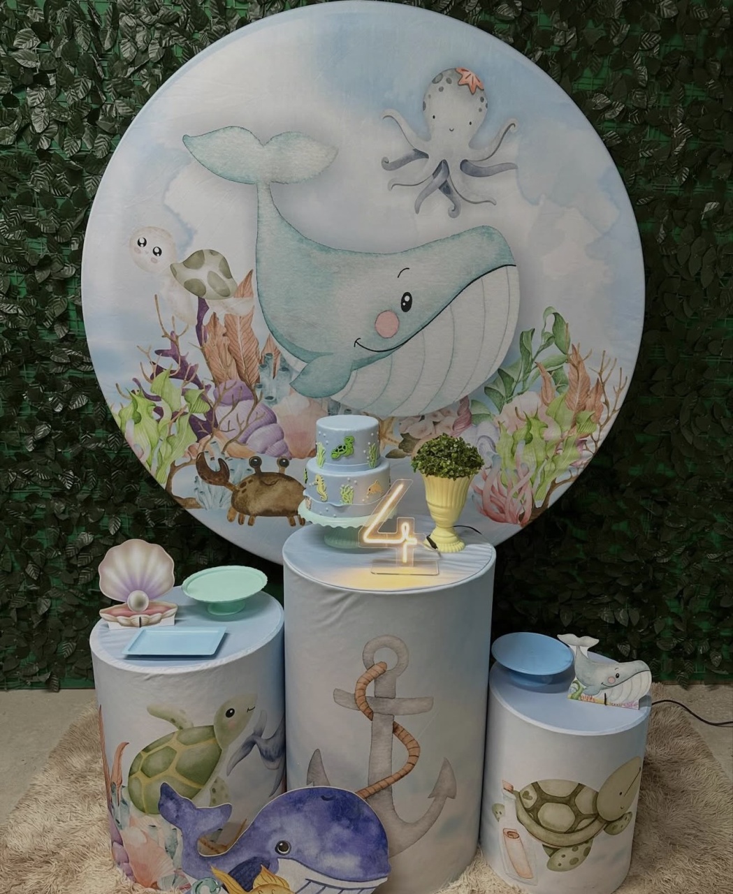 Kit Bronze 2 - Fundo Do Mar - PinkBluedecoracoes