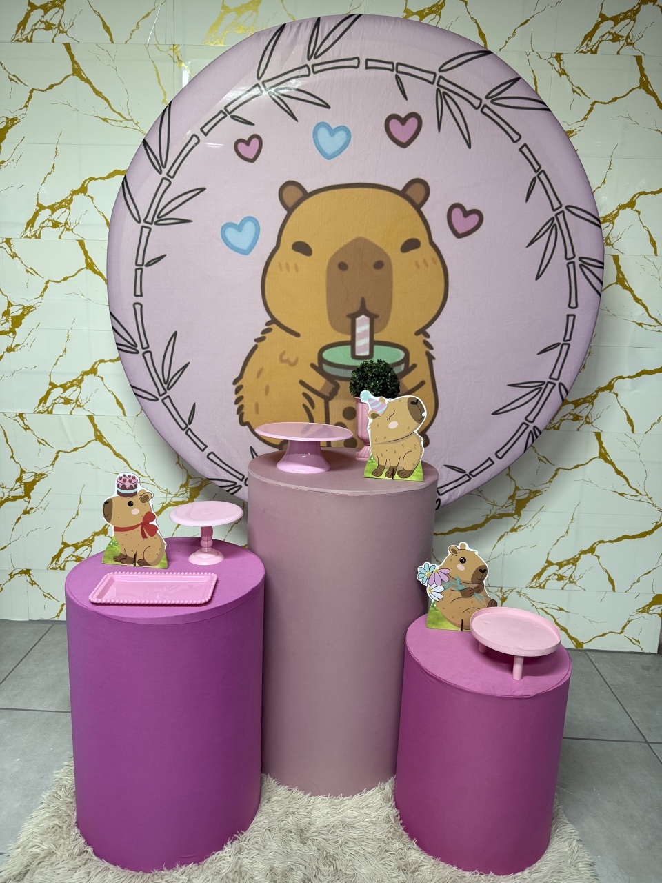 Kit Bronze 1 - Capívara - PinkBluedecoracoes
