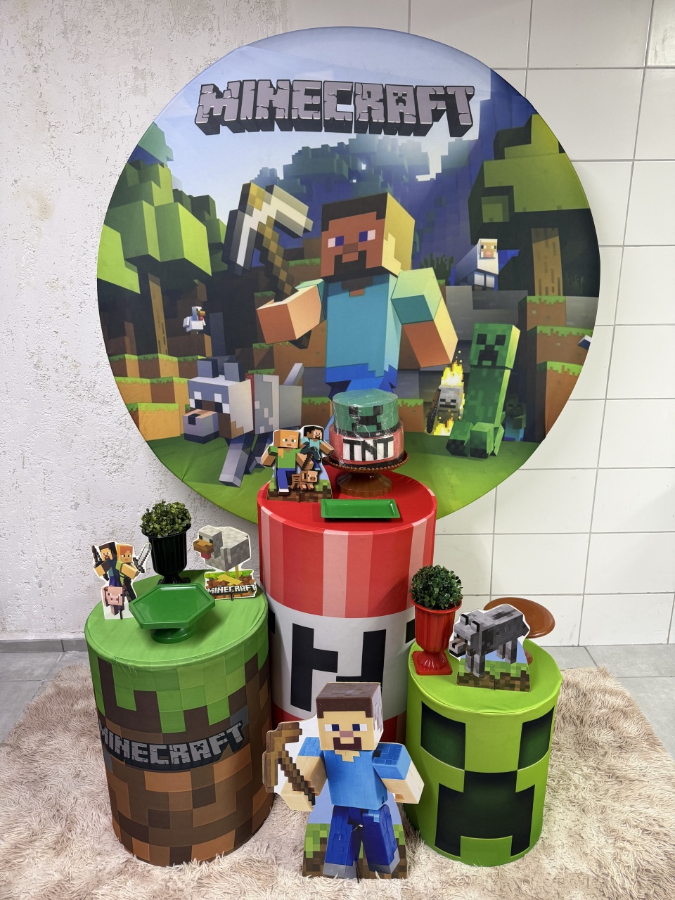 Kit Bronze 2 - Minecraft - PinkBluedecoracoes
