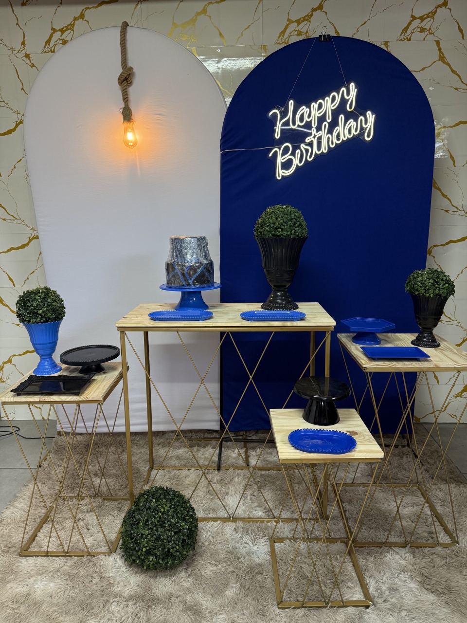 Kit Gold - Happy Azul - PinkBluedecoracoes