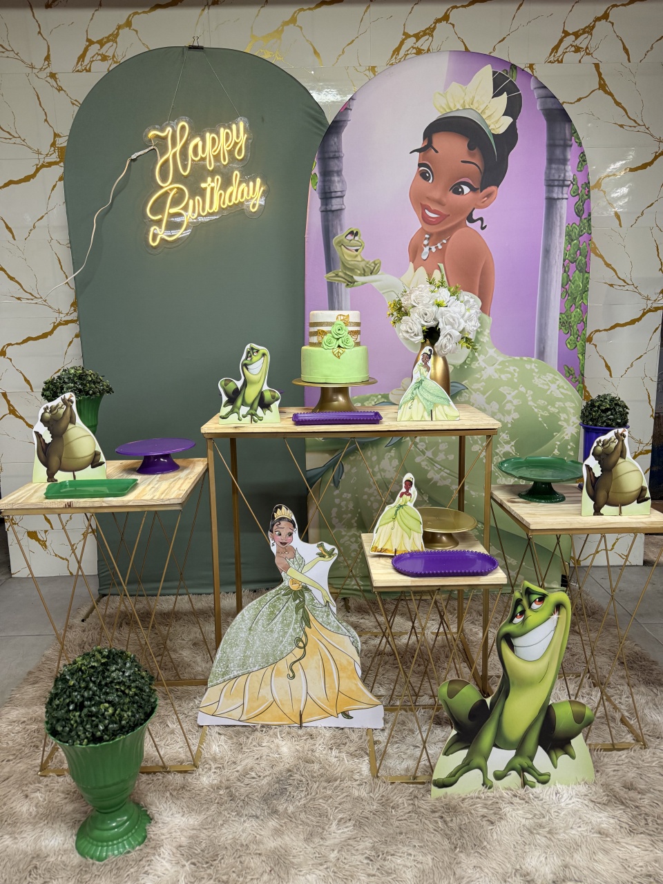 Kit Gold - Tiana 2 - PinkBluedecoracoes