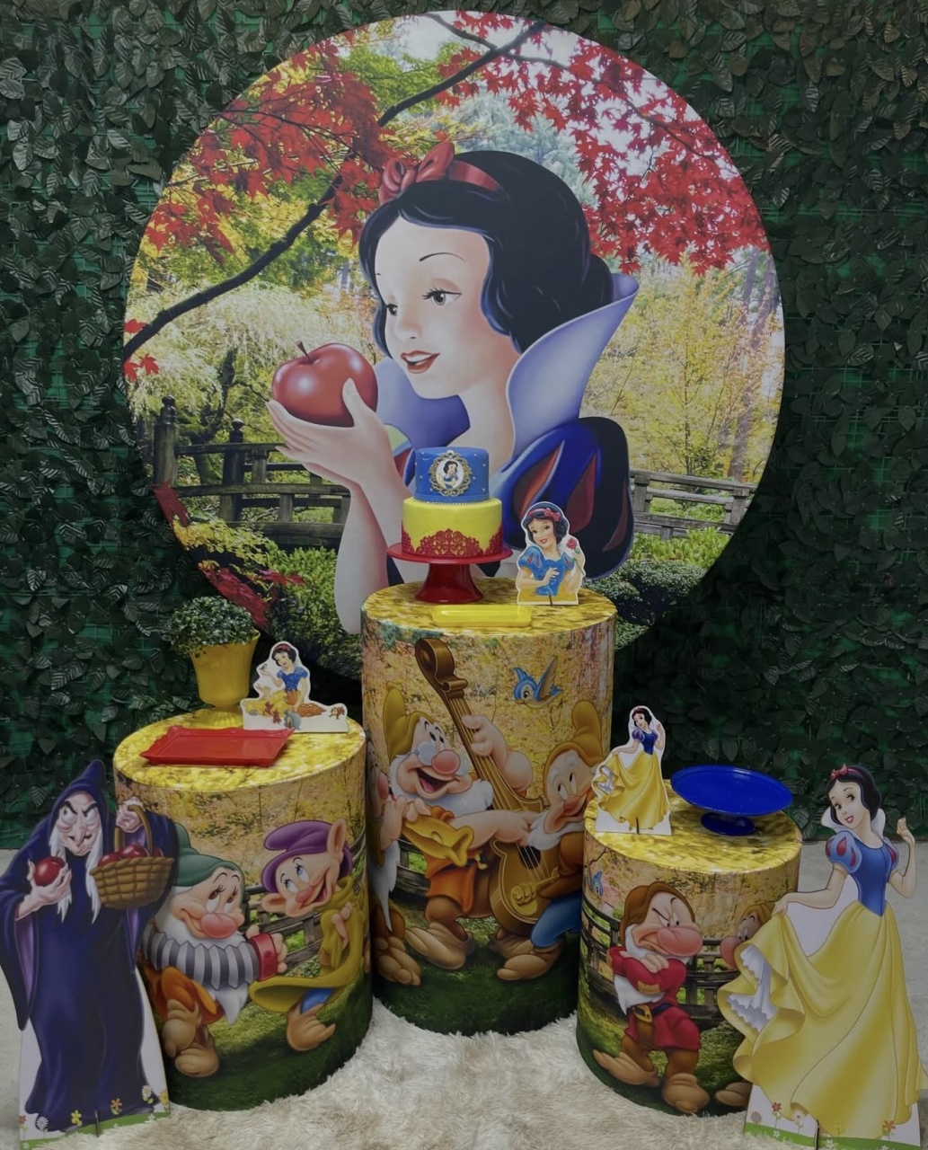 Kit Bronze 2 - Branca de Neve1 - PinkBluedecoracoes