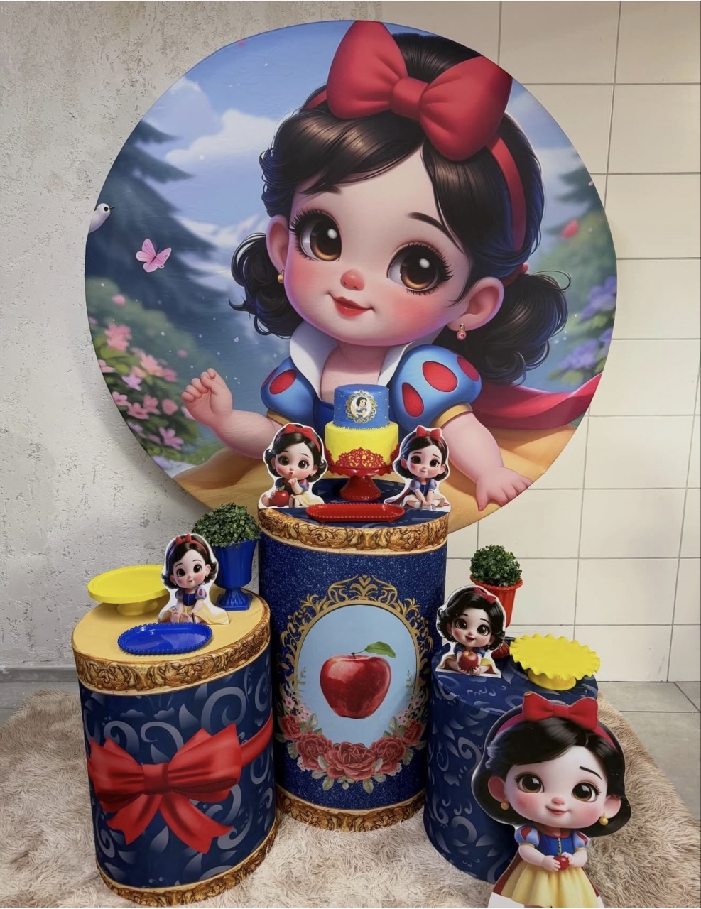 Kit Bronze 2 - Branca de Neve Baby - PinkBluedecoracoes