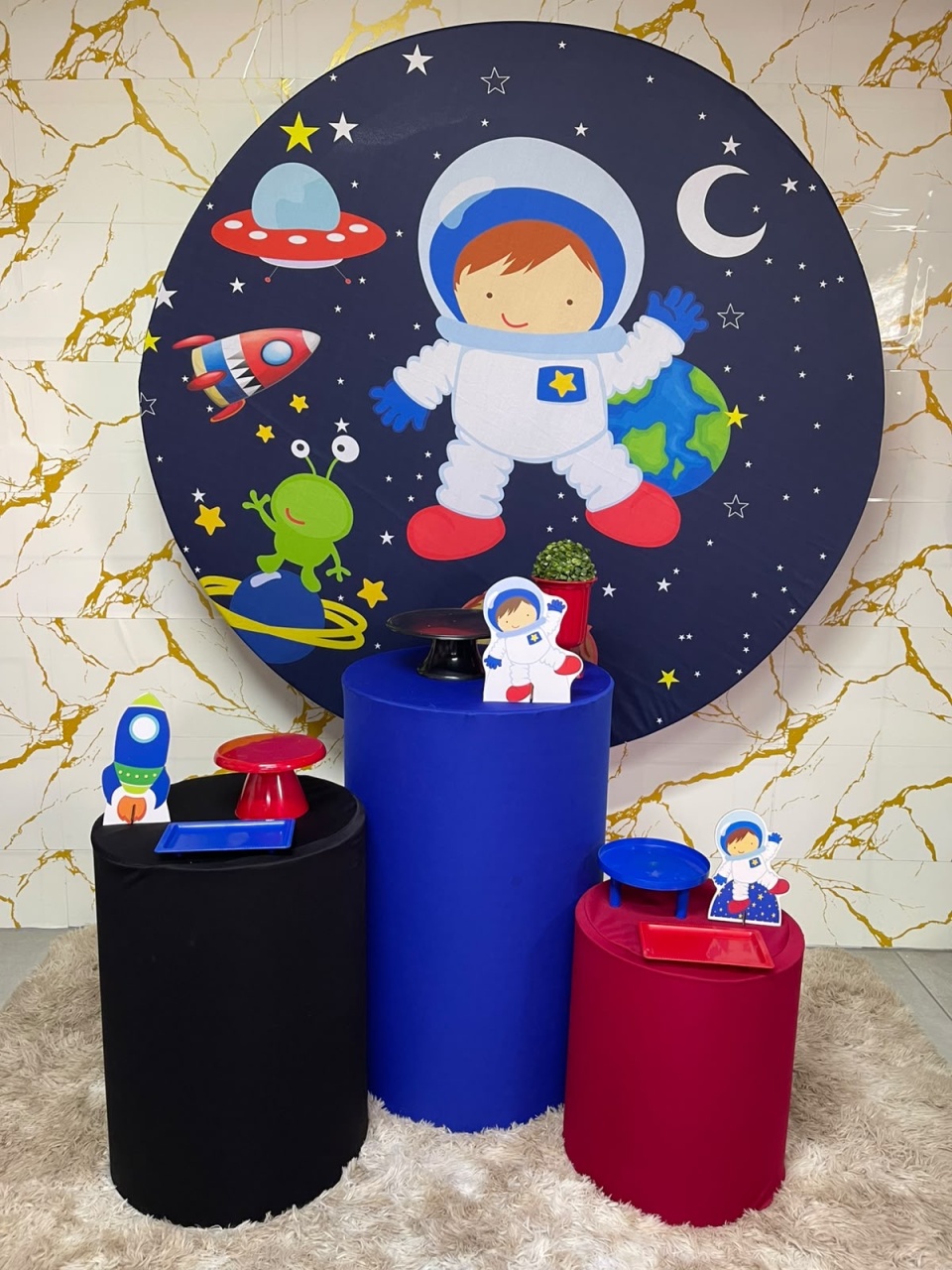 Kit Bronze 1 - Astronauta - PinkBluedecoracoes