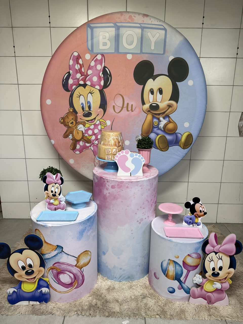 Kit Bronze 2 - Rev Mickey - PinkBluedecoracoes