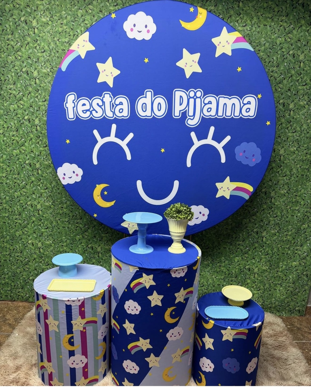 Kit Bronze 2 - Festa Do Pijama - PinkBluedecoracoes
