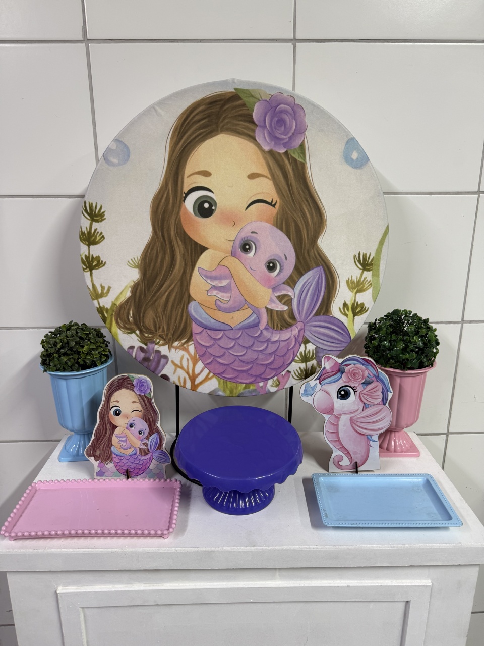 Mini Kit - Sereia - PinkBluedecoracoes