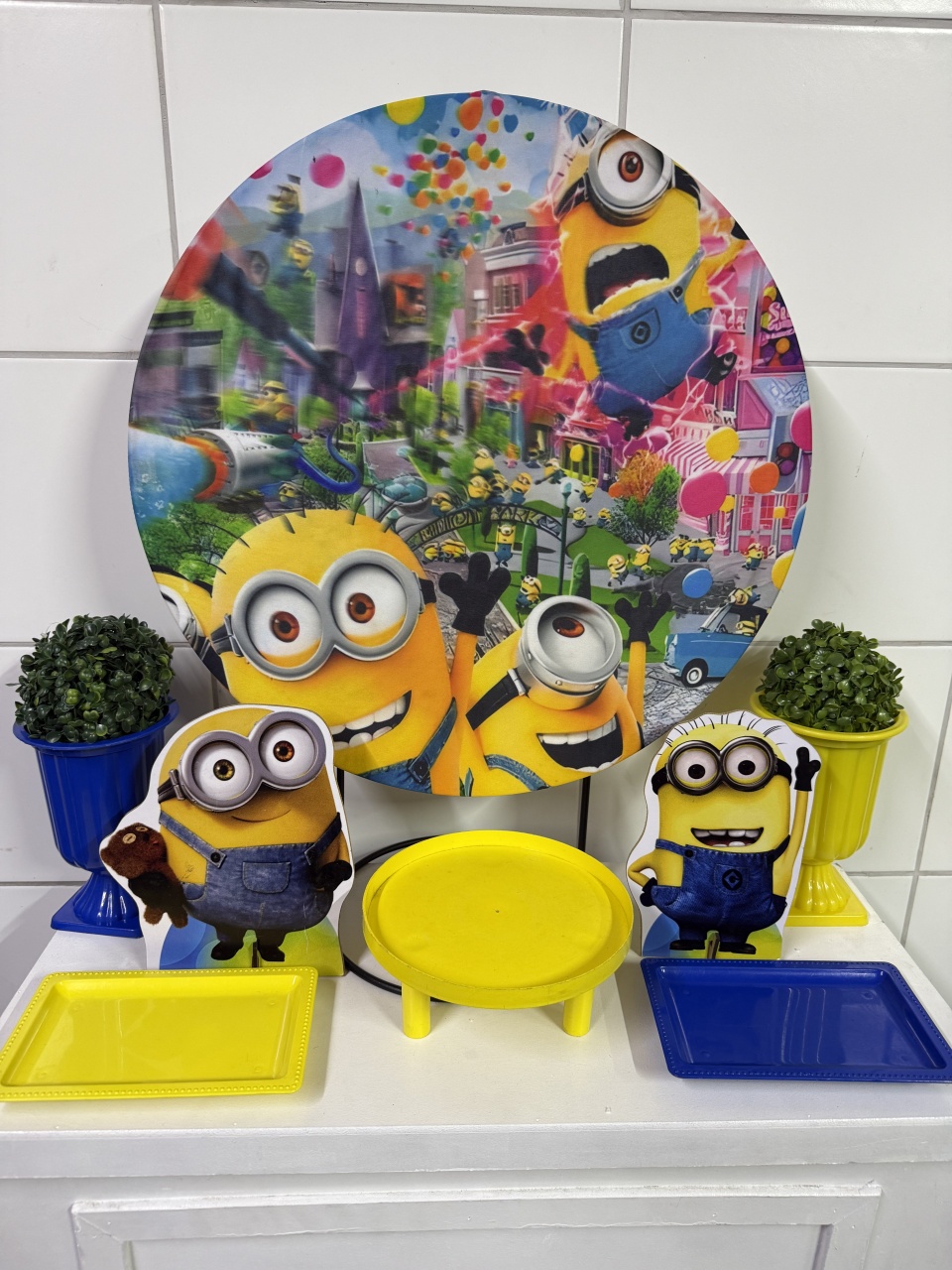 Mini Kit - - Minions - PinkBluedecoracoes