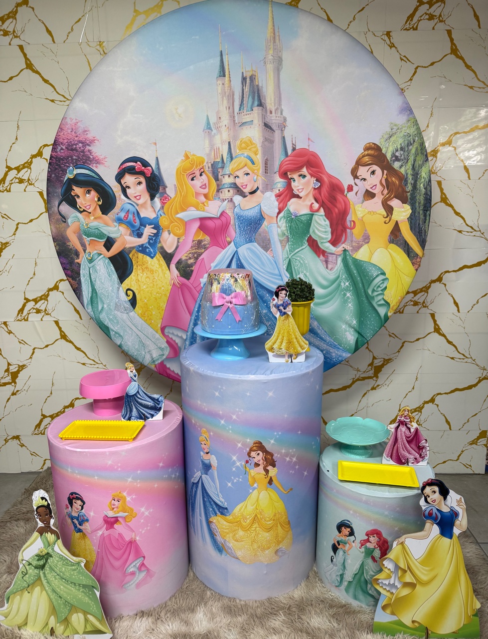 Kit Bronze 2 - Princesas - PinkBluedecoracoes