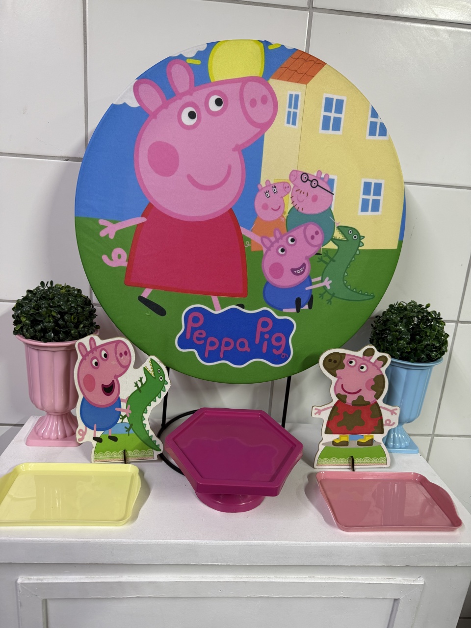 Mini Kit - Peppa Pig - PinkBluedecoracoes