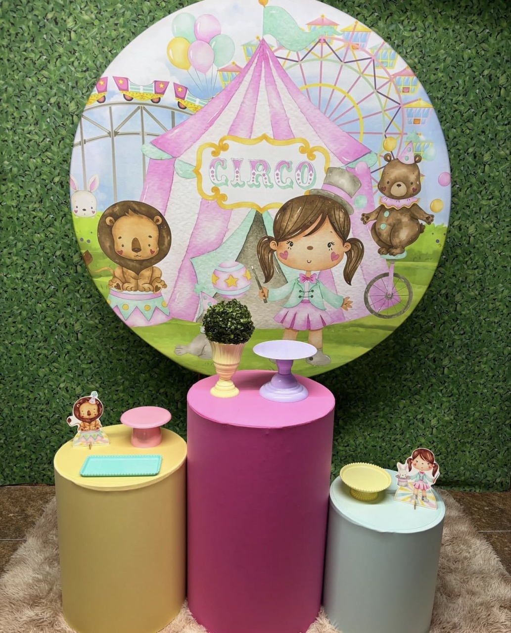 Kit Bronze 1 - Circo - PinkBluedecoracoes