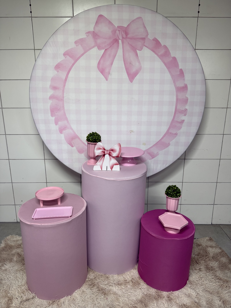 Kit Bronze 1 - Laço Rosa - PinkBluedecoracoes