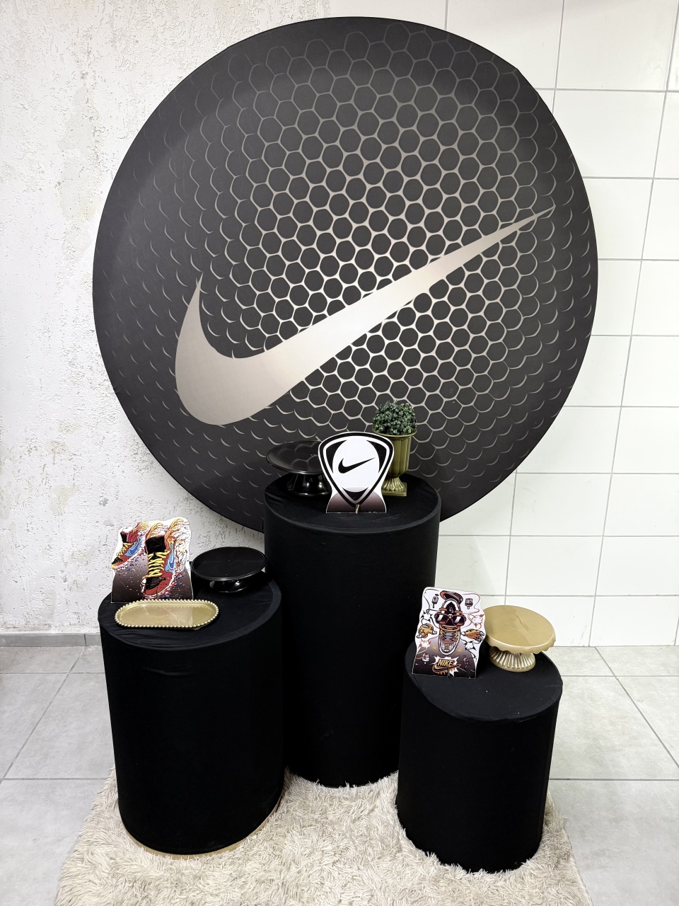 Kit Bronze 1 - Nike - PinkBluedecoracoes