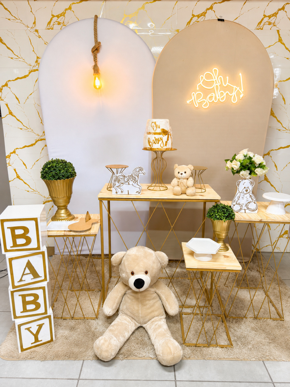 Kit Gold - Baby Bege - PinkBluedecoracoes