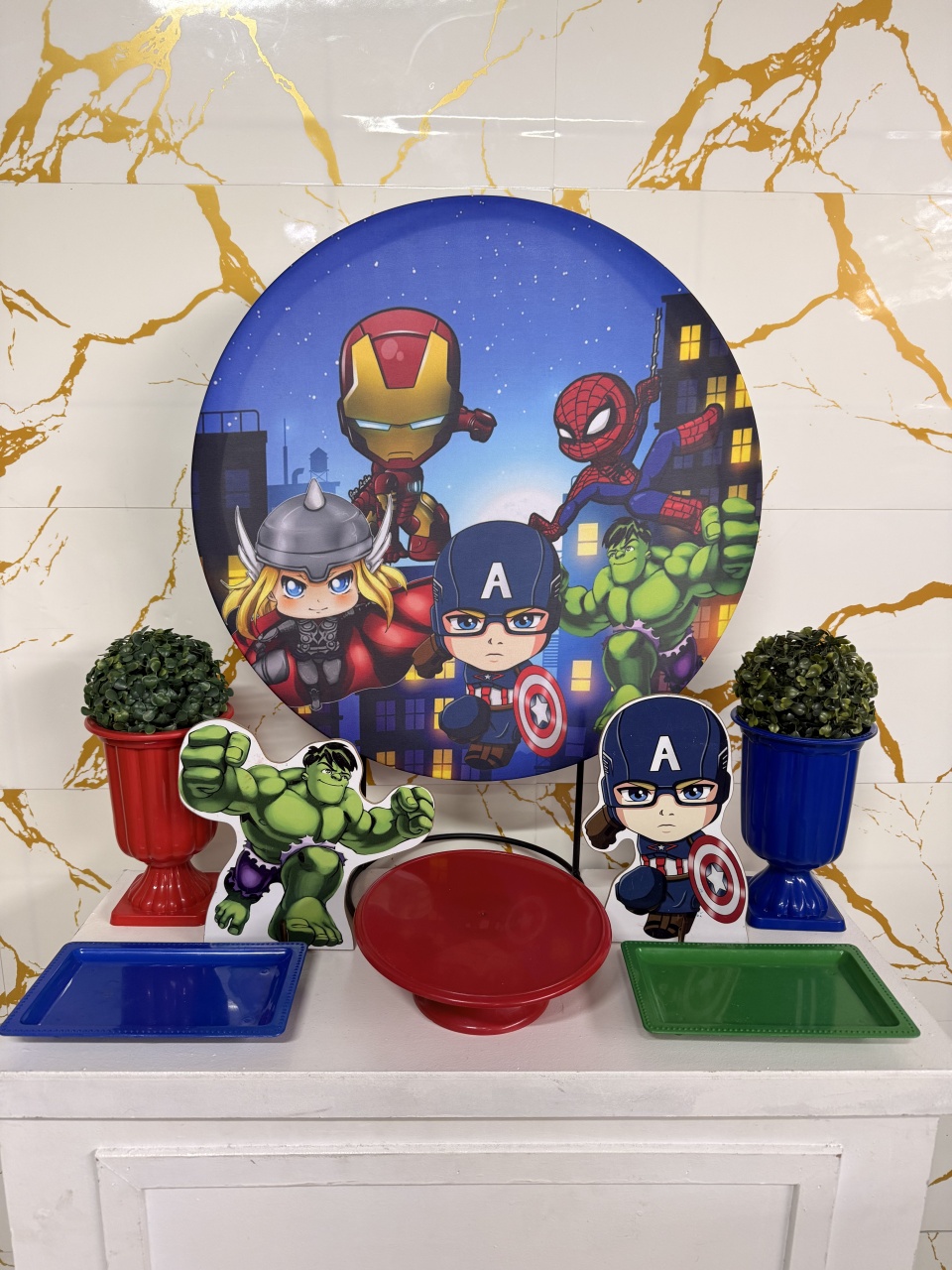 Mini Kit - Vingadores Baby - PinkBluedecoracoes
