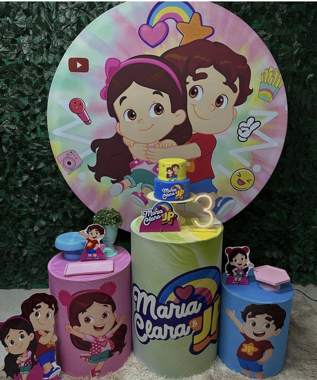 Kit Bronze 2 - Maria Clara E Jp - PinkBluedecoracoes