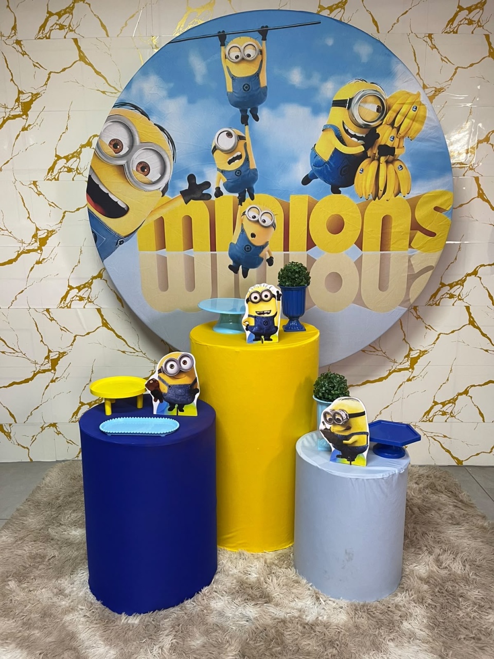 Kit Bronze 1 - Minions - PinkBluedecoracoes