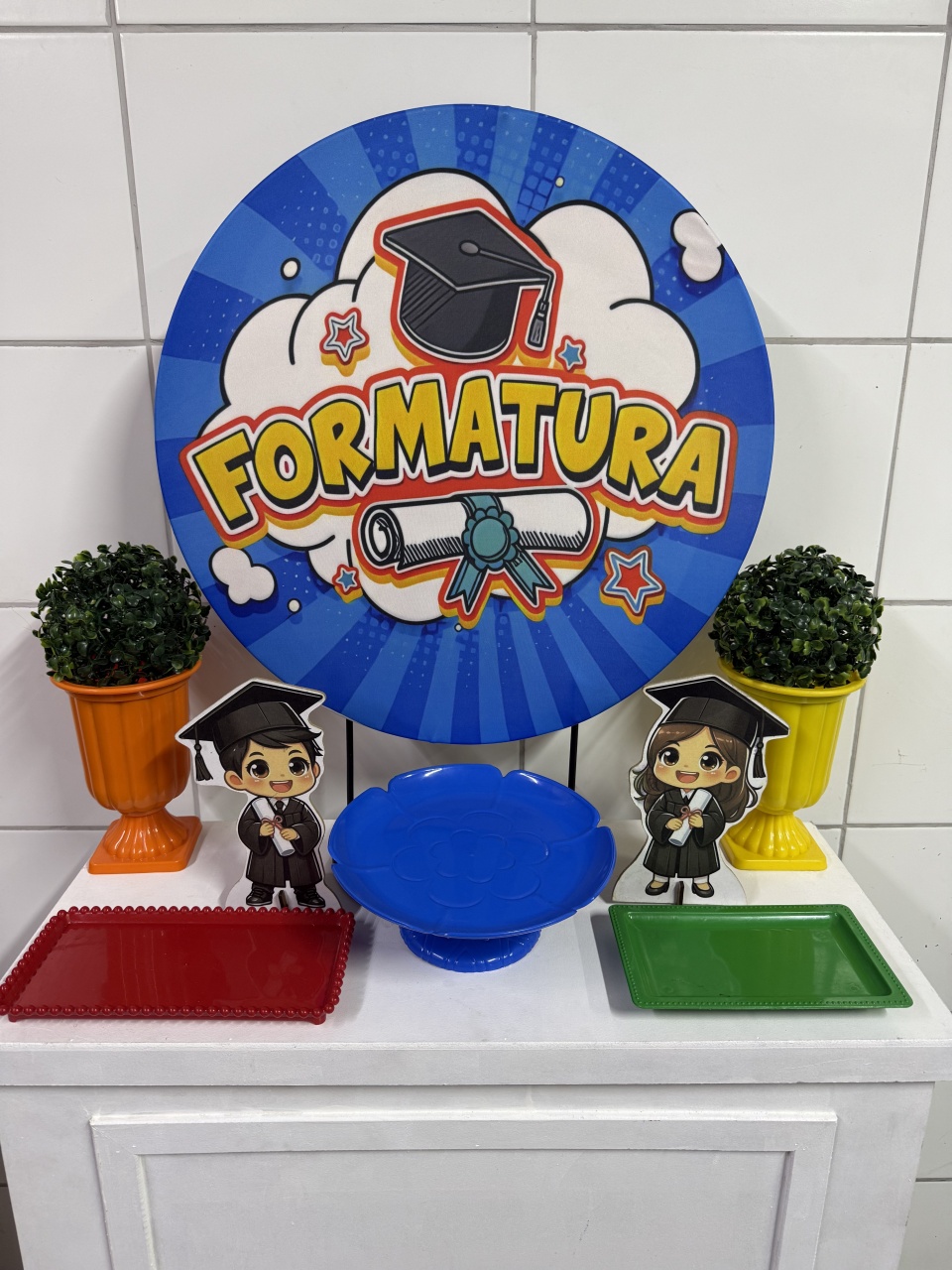Mini Kit - Formatura 2 - PinkBluedecoracoes