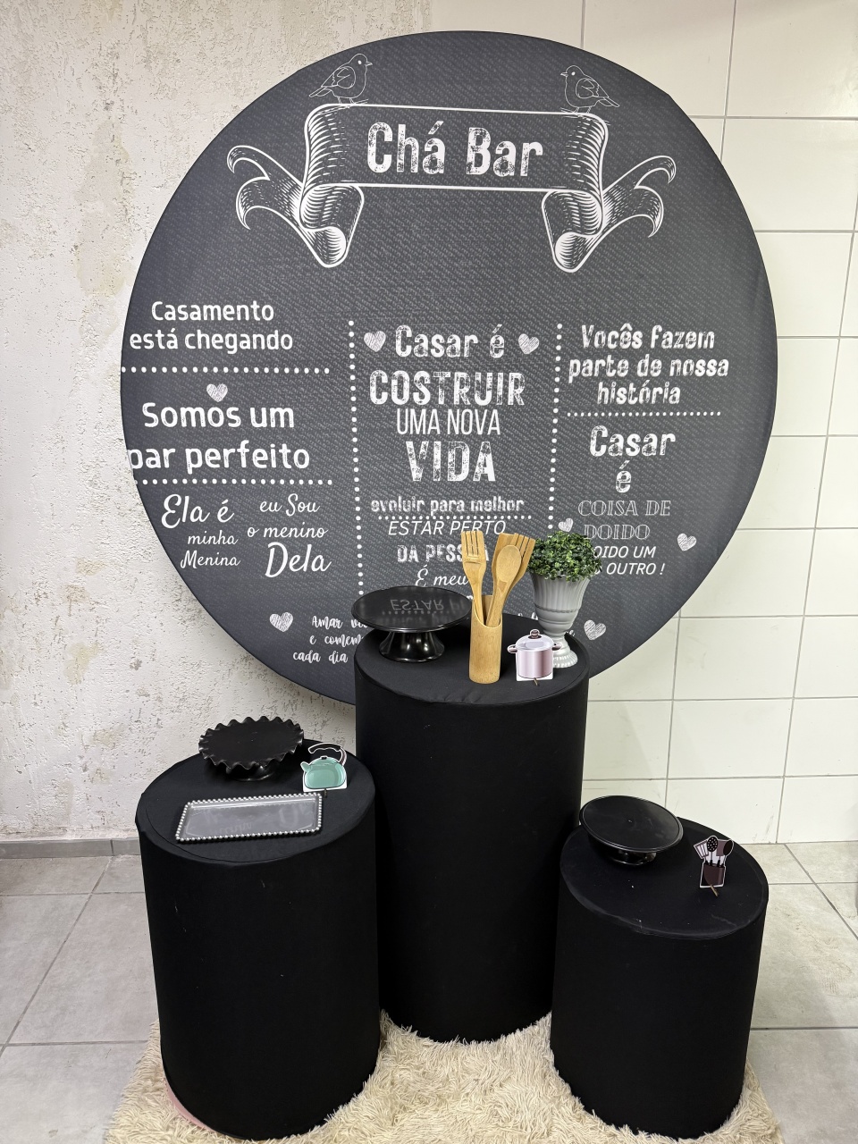 Kit Bronze 1 - Chá Bar - PinkBluedecoracoes