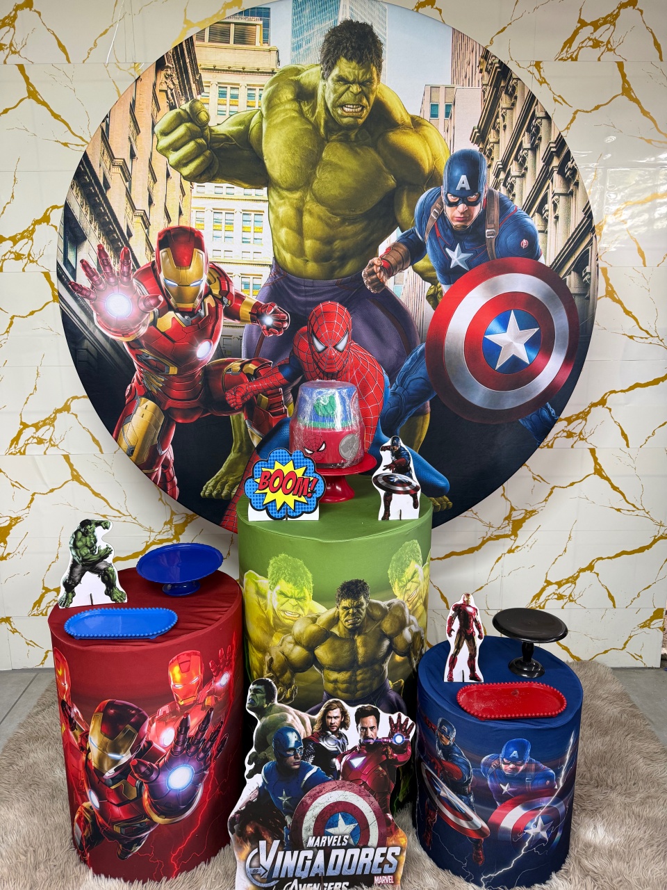 Kit Bronze 2 - Vingadores 2 - PinkBluedecoracoes