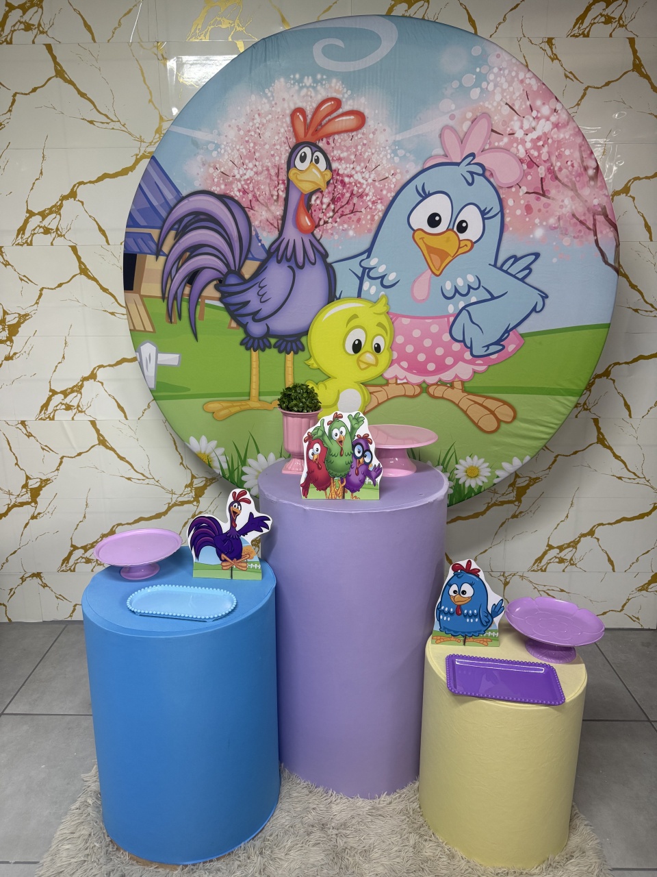Kit Bronze 1 -Galinha Candy - PinkBluedecoracoes