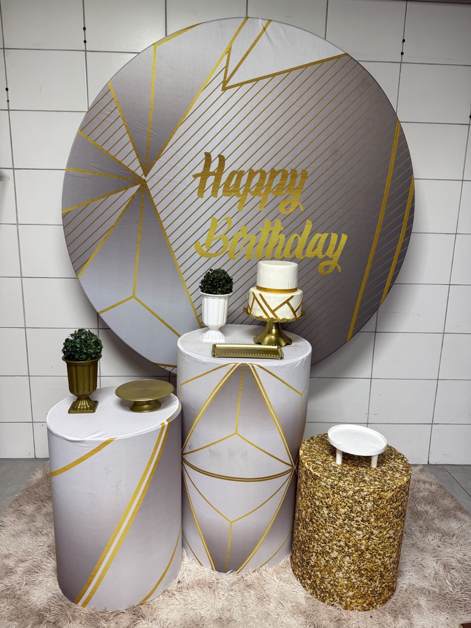 Kit Bronze 2 - Rústico Branco - PinkBluedecoracoes