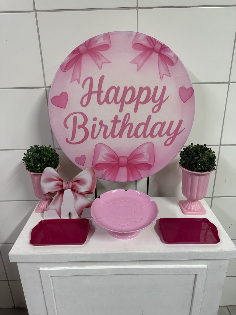 Mini Kit - Laço Rosa - PinkBluedecoracoes