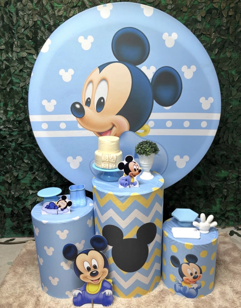 Kit Bronze 2 - Mickey Baby - PinkBluedecoracoes