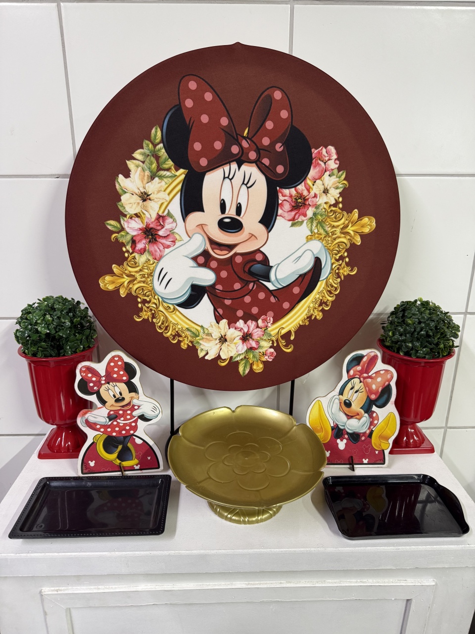 Mini Kit - Minnie Vermelha - PinkBluedecoracoes