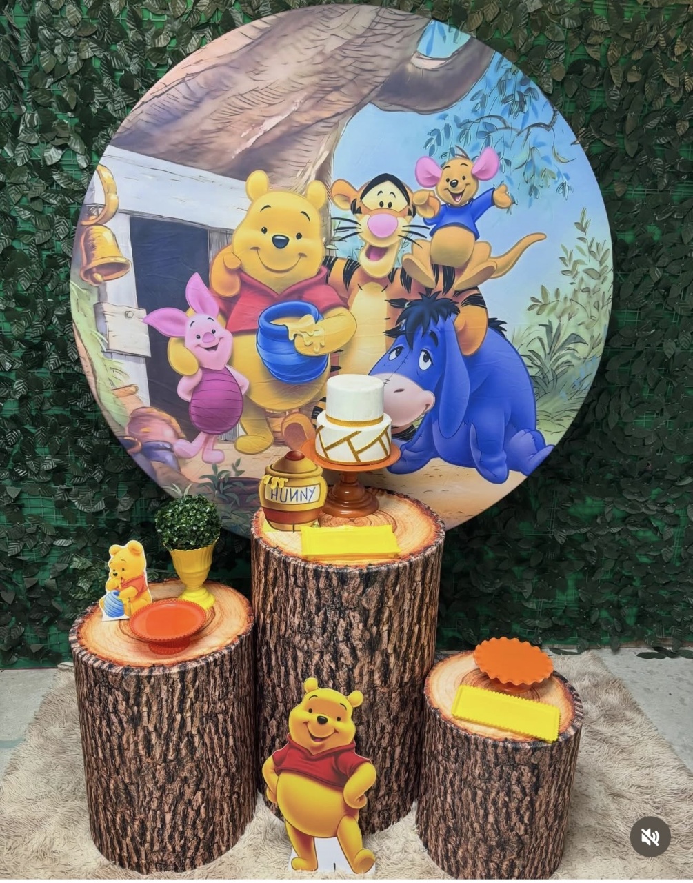 Kit Bronze 2 - Ursinho Pooh - PinkBluedecoracoes