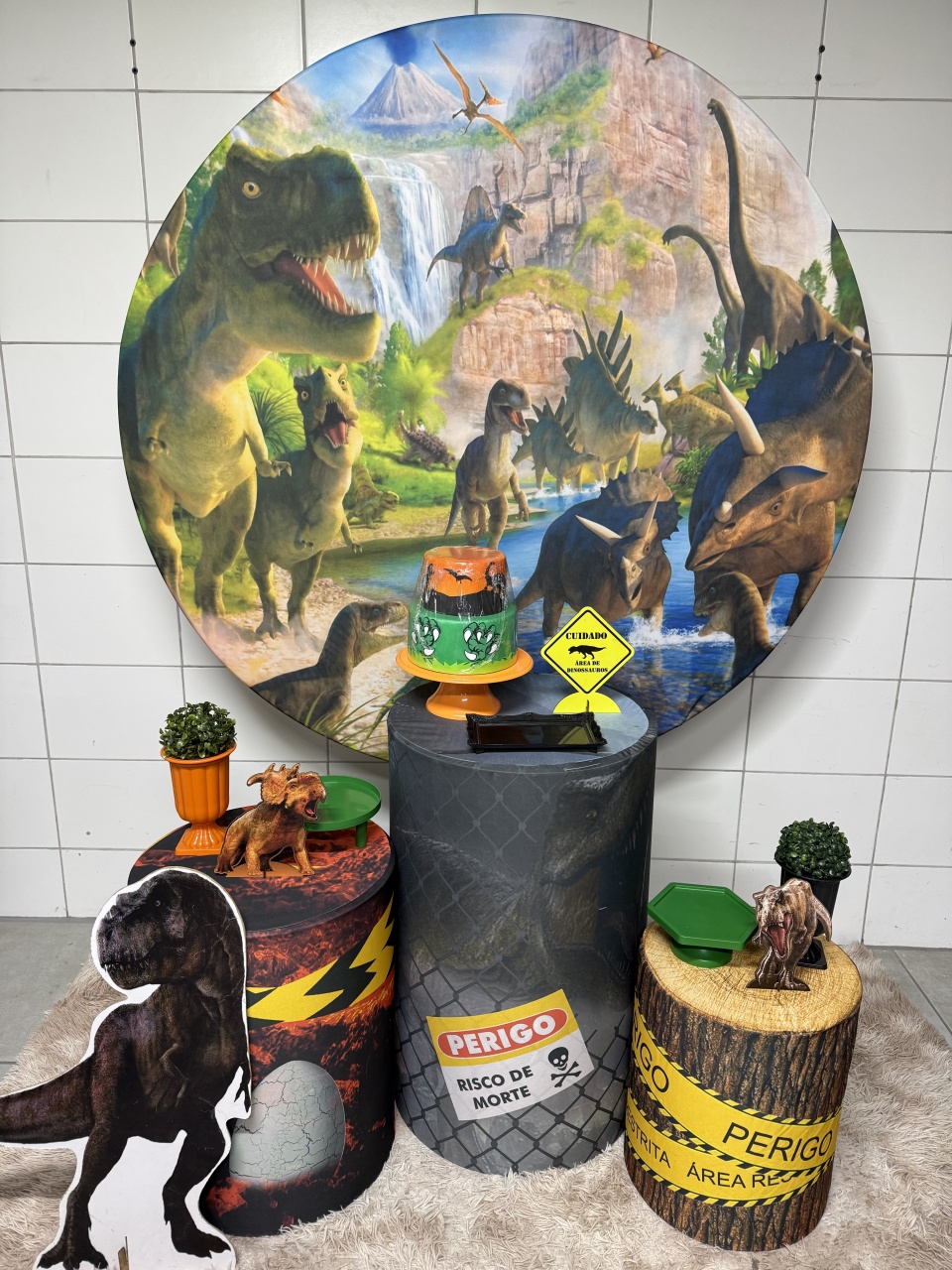 Dinossauro - PinkBluedecoracoes