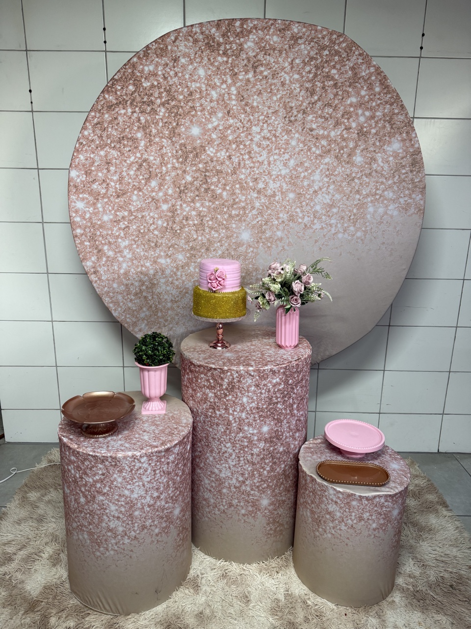 Kit Bronze 2 - Glitter Rose - PinkBluedecoracoes