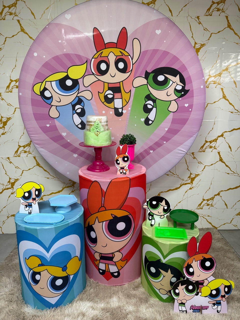Kit Bronze 2 - Meninas Super Poderosa - PinkBluedecoracoes