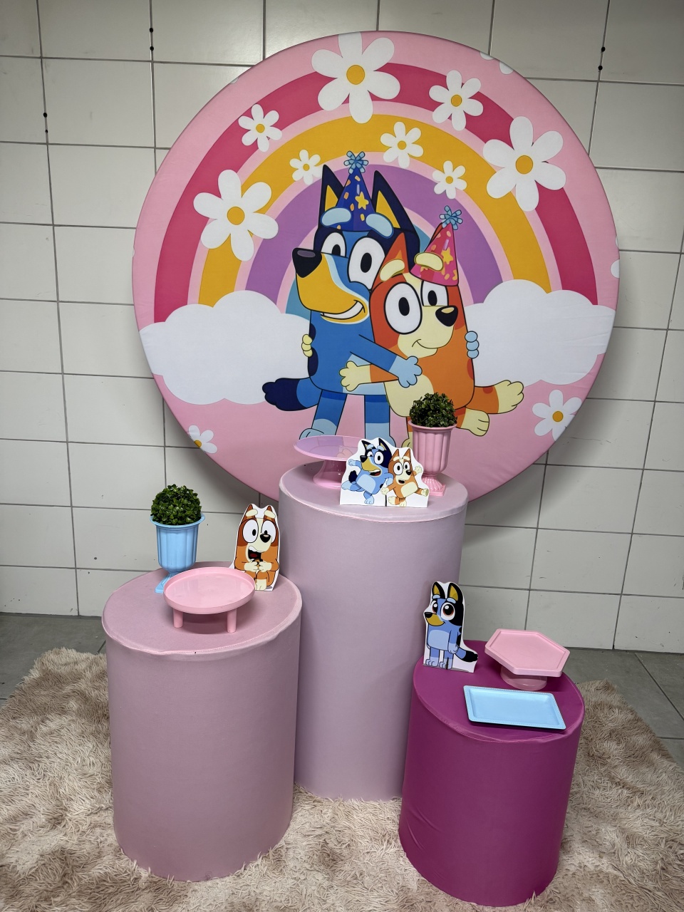 Kit Bronze 1 - Bluey Menina - PinkBluedecoracoes