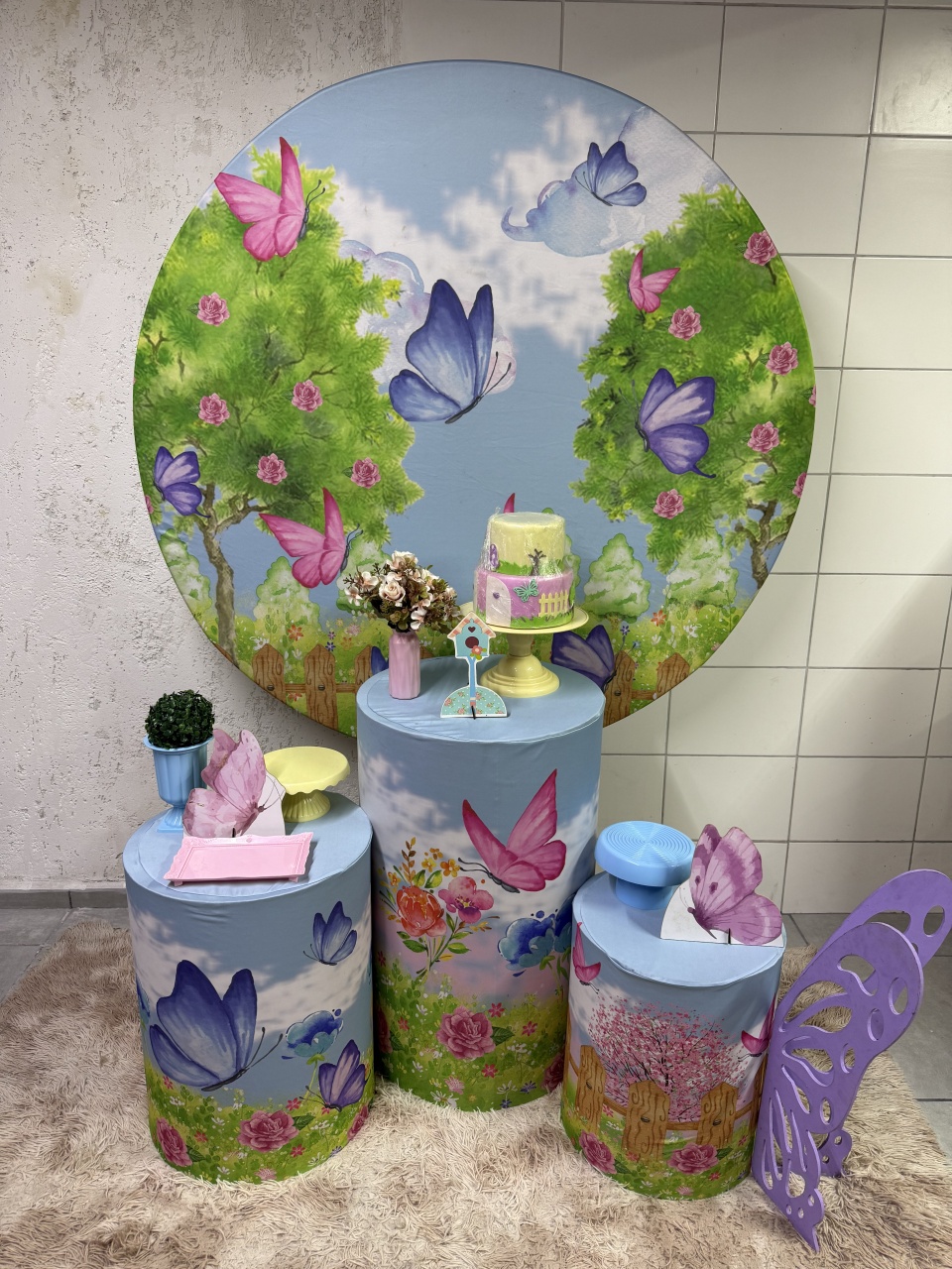 Kit Bronze 2 - Jardim das Borboletas - PinkBluedecoracoes