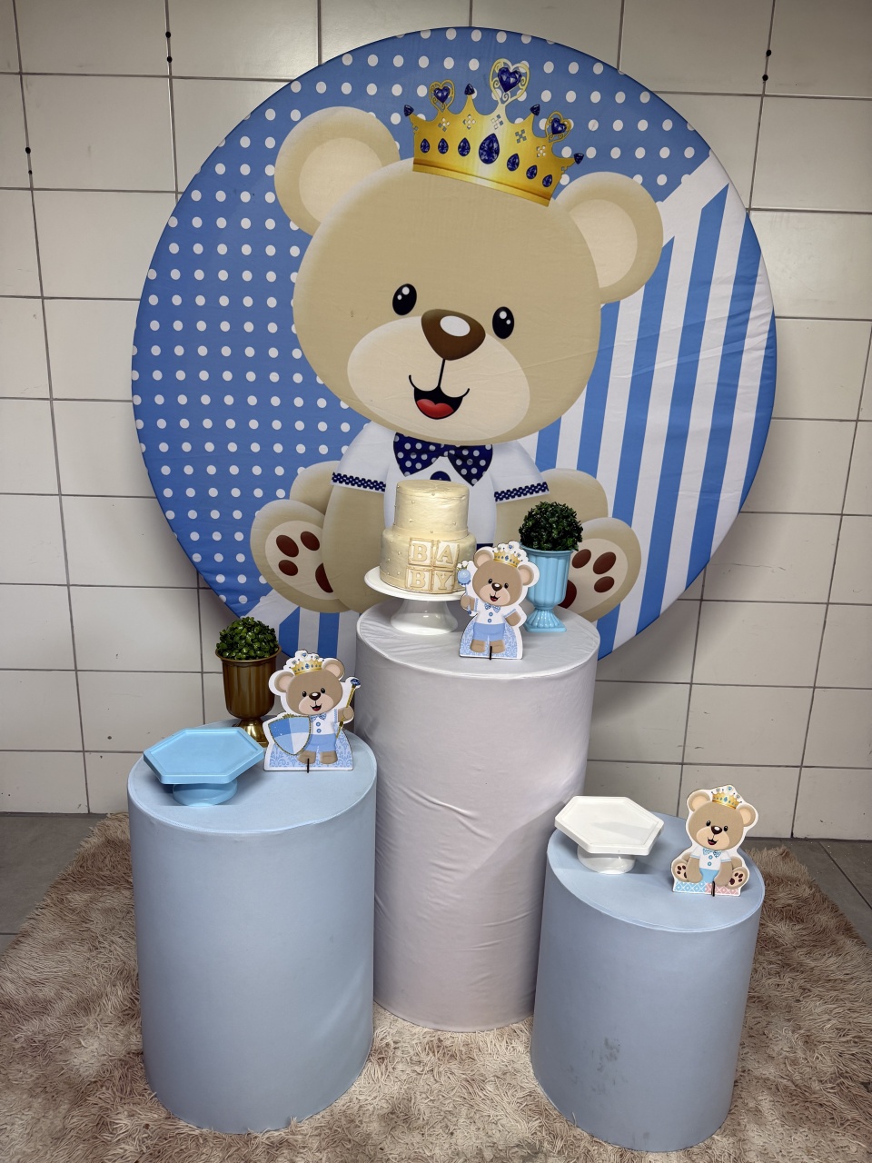 Kit Bronze 1 - Ursinho - PinkBluedecoracoes