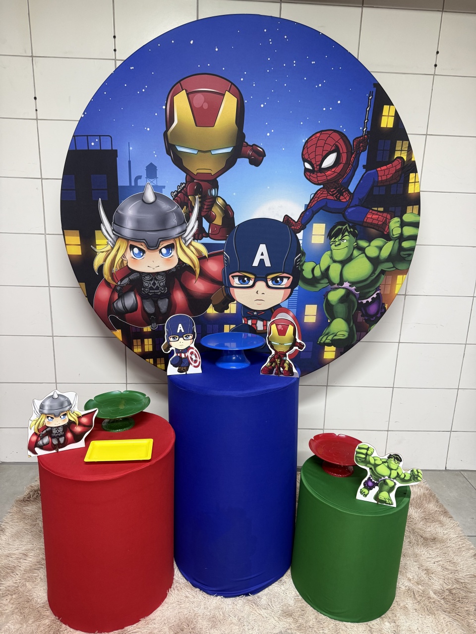Kit Bronze 1 - Os Vingadores Baby - PinkBluedecoracoes