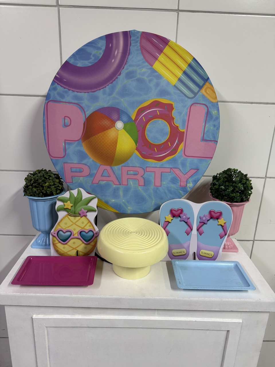 Mini Kit - Pool Party - PinkBluedecoracoes