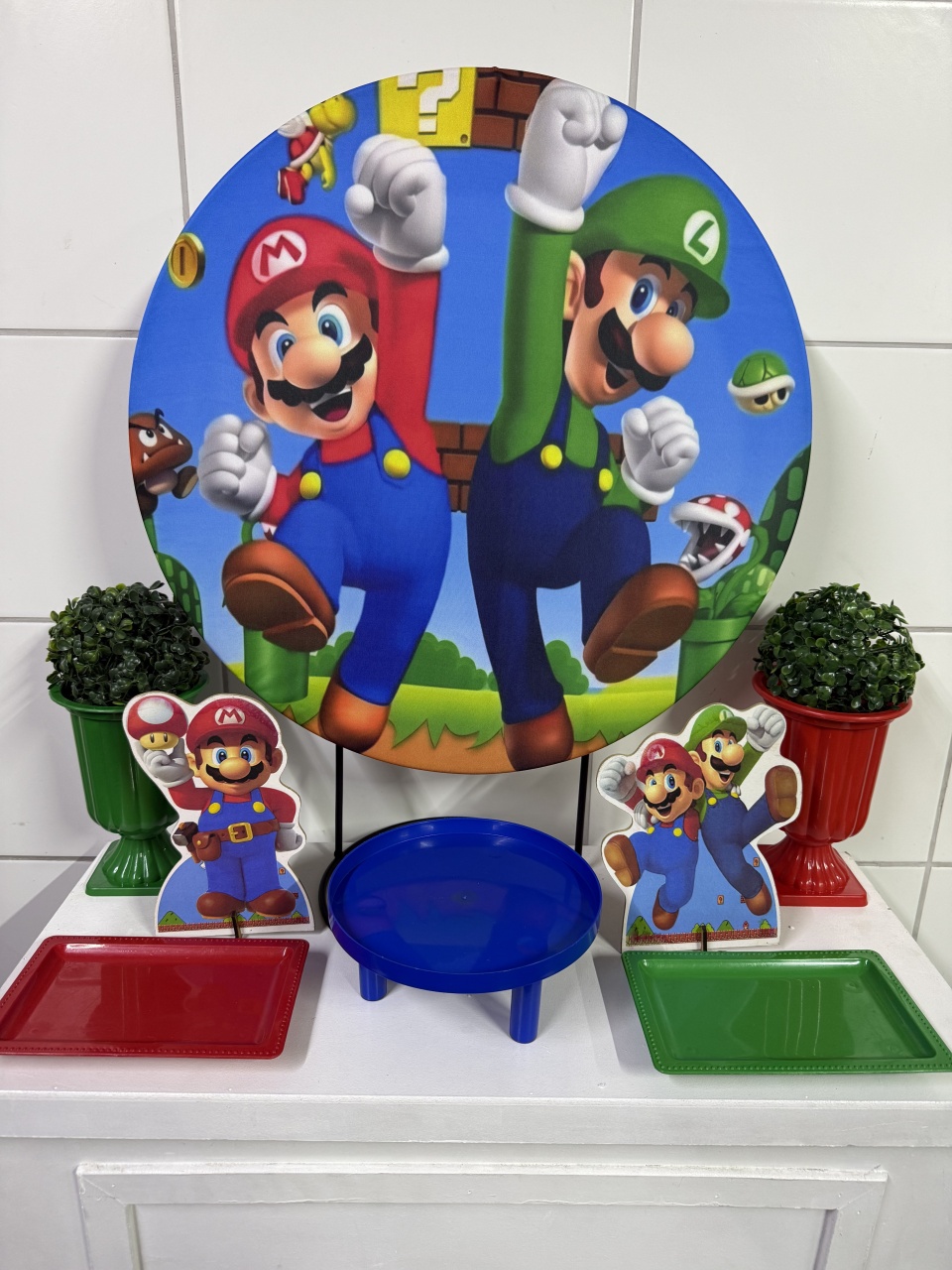 Mini Kit - Mario Bros - PinkBluedecoracoes