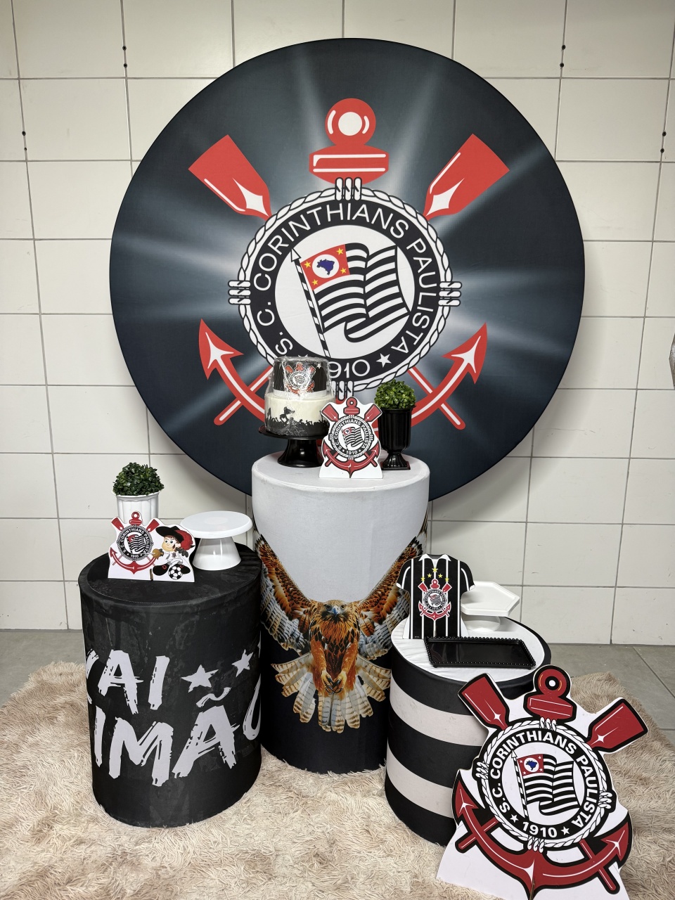 Kit Bronze 2 - Corinthians - PinkBluedecoracoes