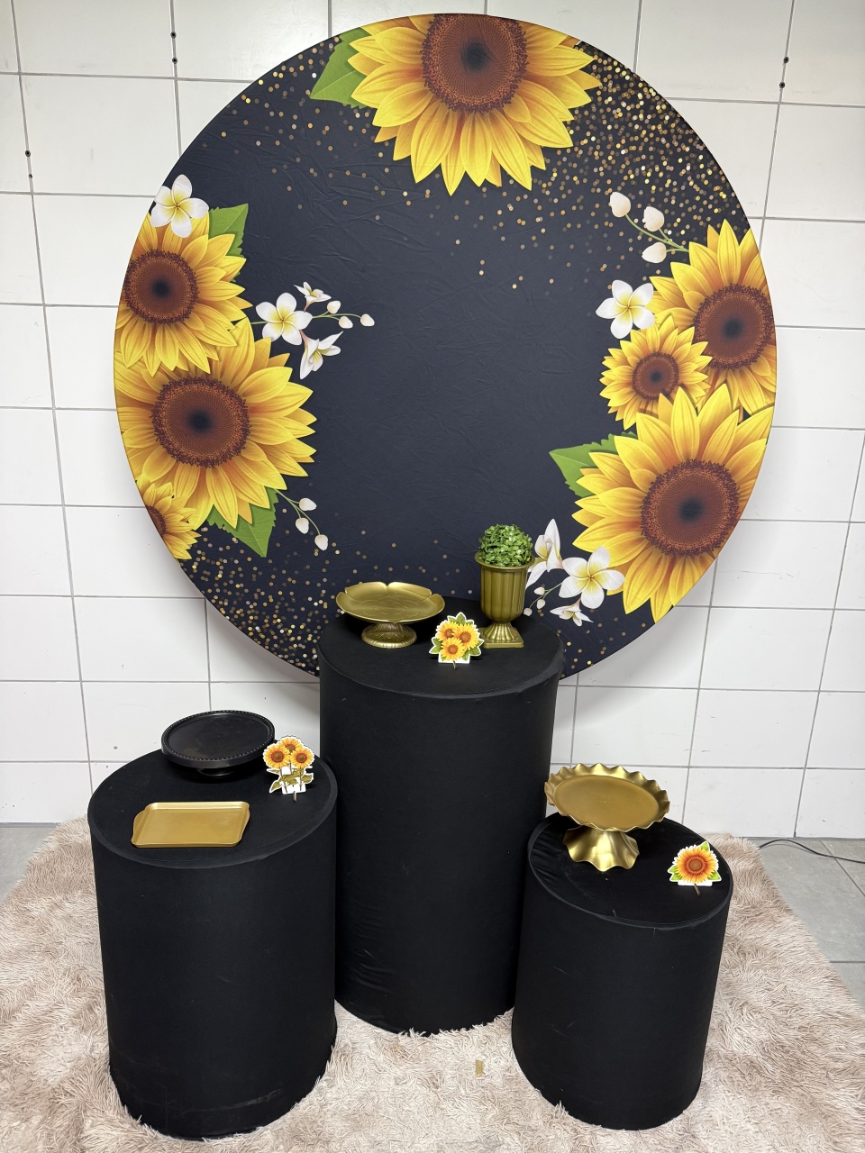 Kit Bronze 1 - Girassol - PinkBluedecoracoes