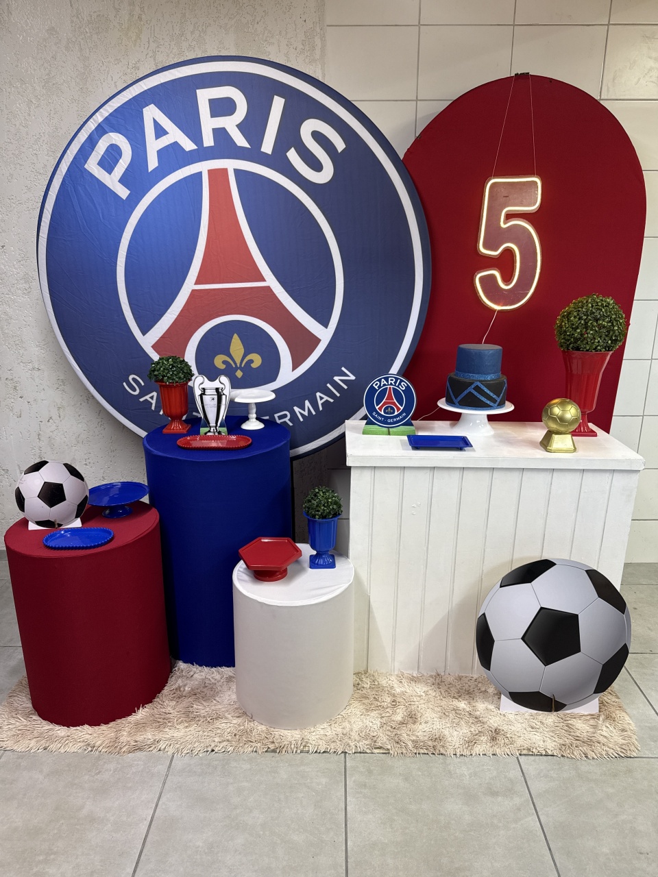 Gold - Paris Saint Germain - PinkBluedecoracoes