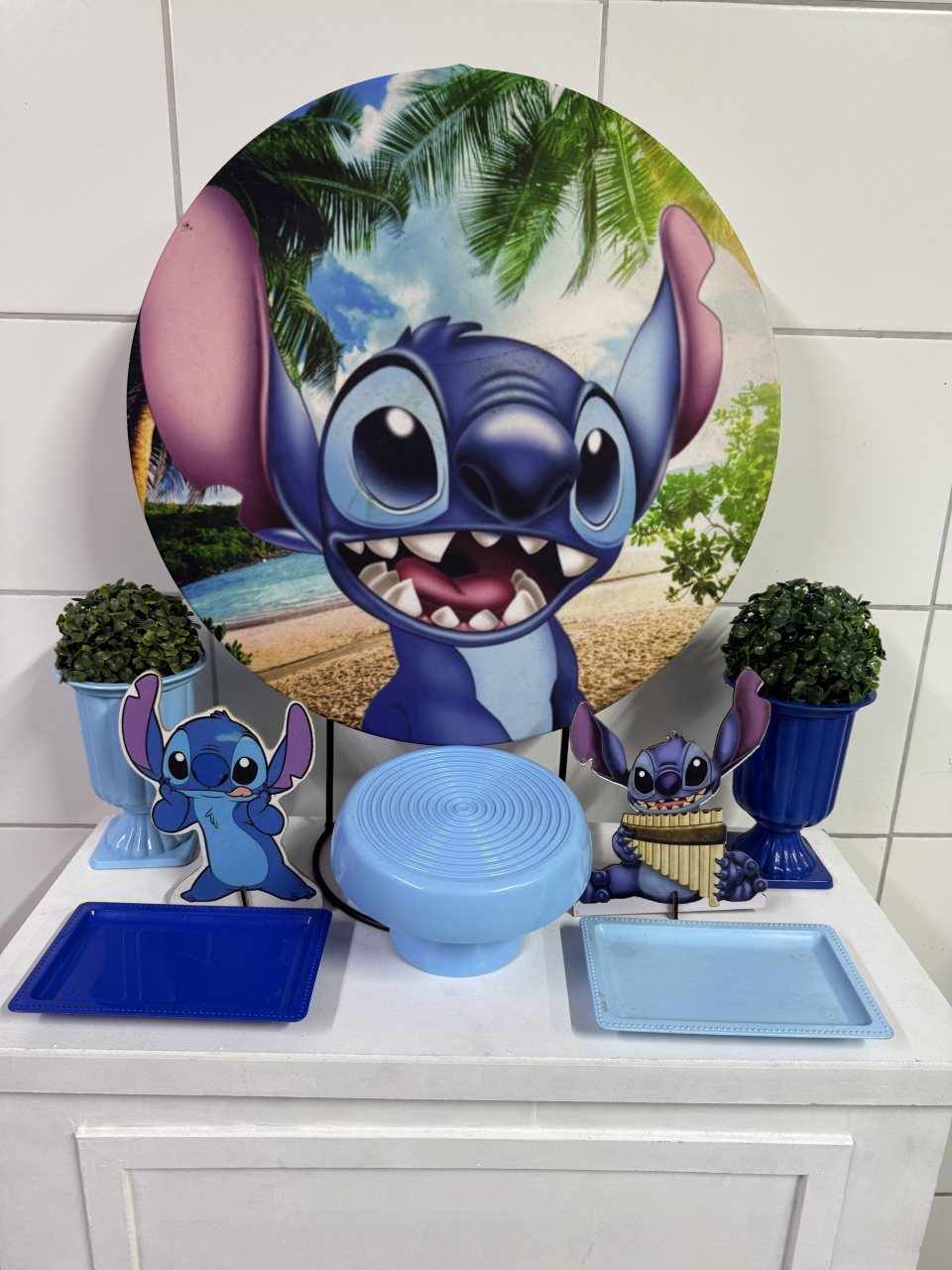 Mini Kit - Stitch 1 - PinkBluedecoracoes