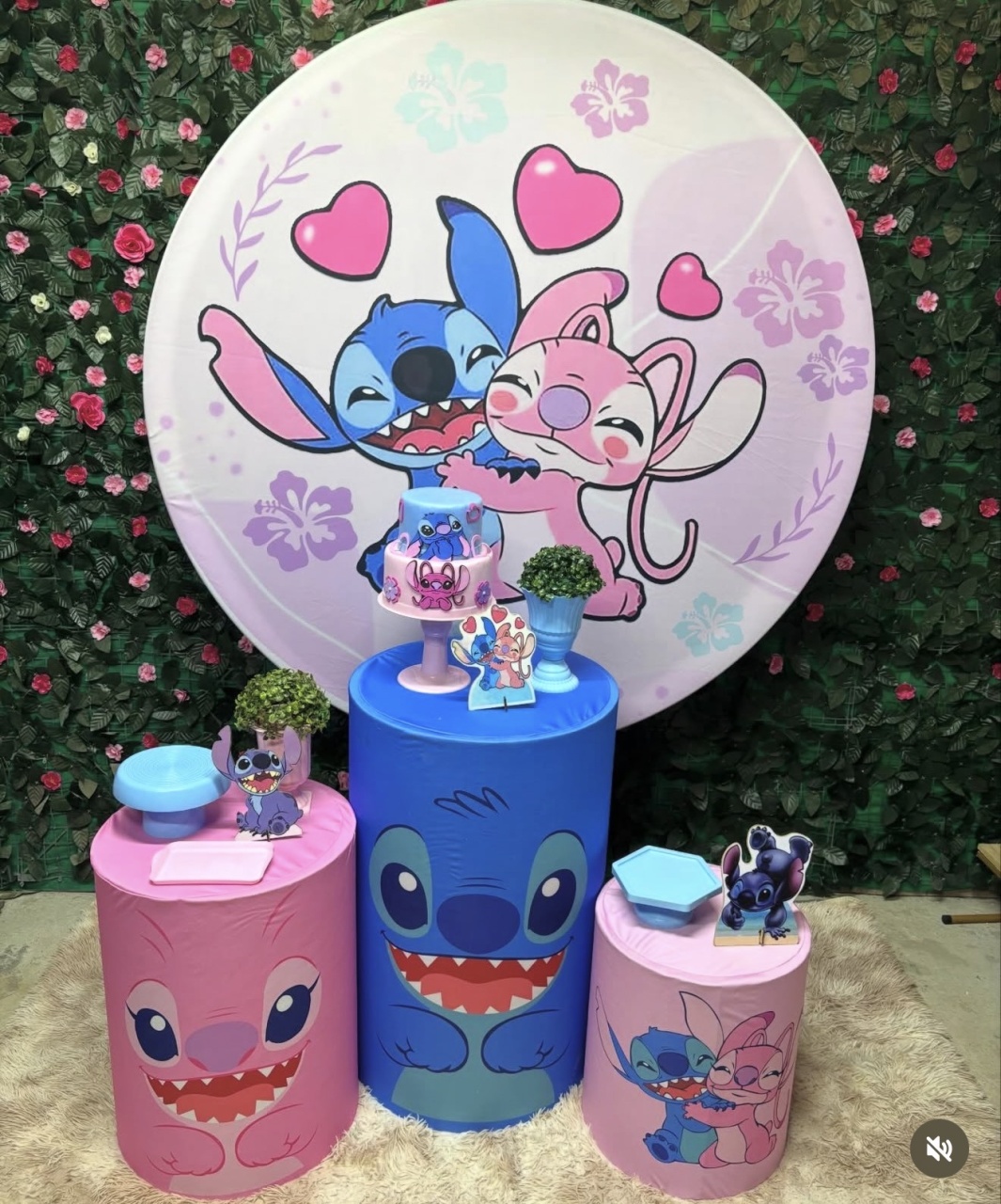 Kit Bronze 2 - Stitch E Angel1 - PinkBluedecoracoes
