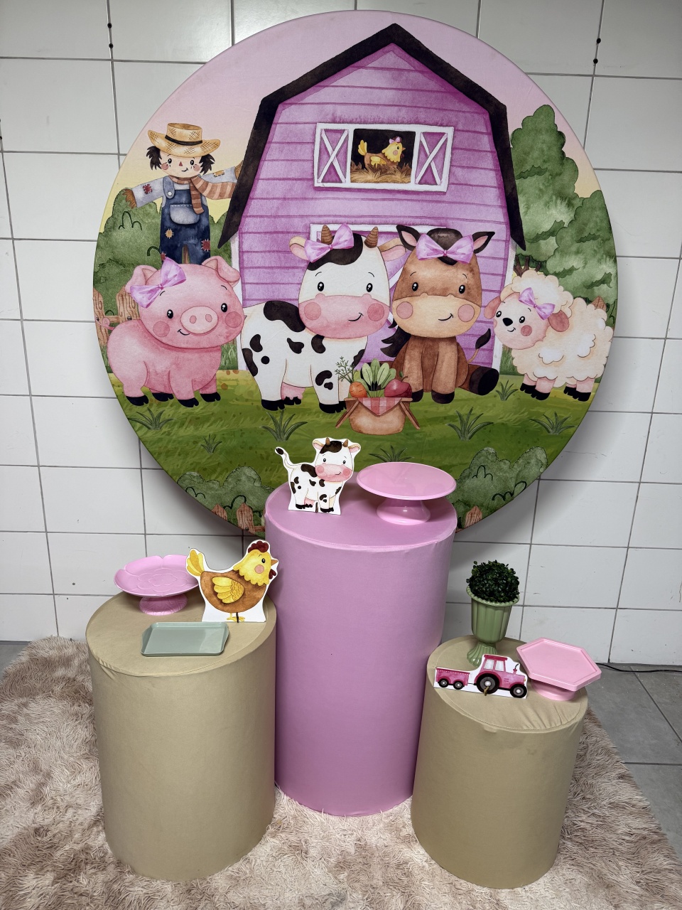 Kit Bronze 1- Fazendina Rosa - PinkBluedecoracoes