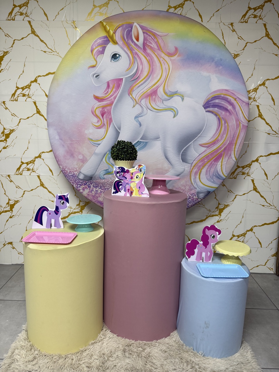 Kit Bronze 1 - Unicornio - PinkBluedecoracoes