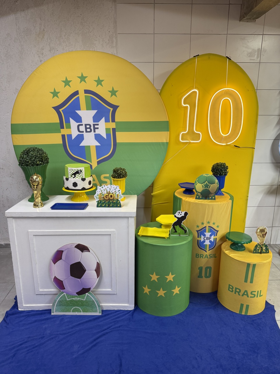 Kit Gold - Brasil - PinkBluedecoracoes