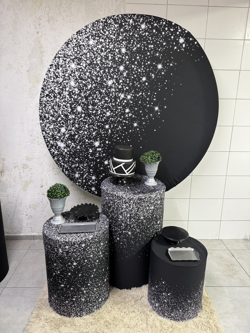 Kit Bronze 2 - Glitter Preto - PinkBluedecoracoes