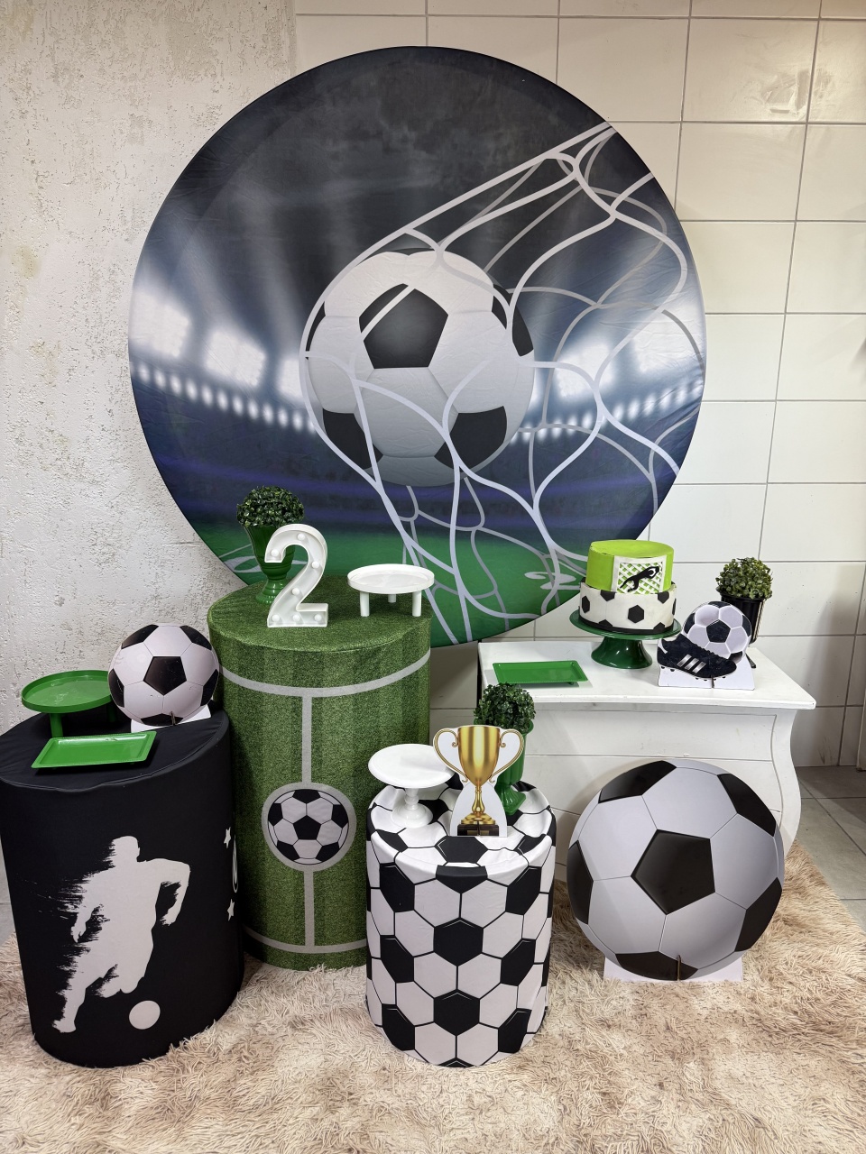 Kit Prata - Futebol - PinkBluedecoracoes