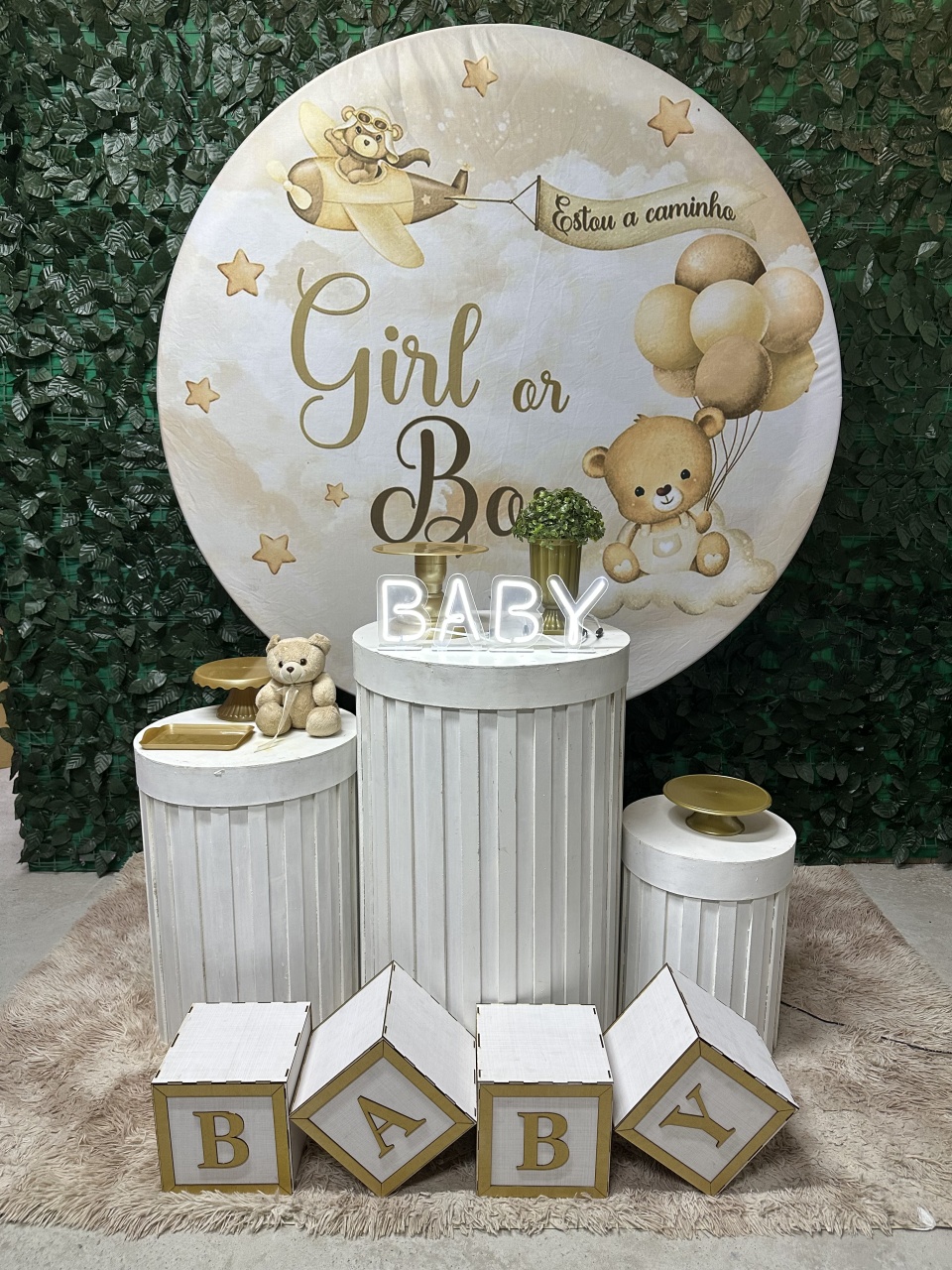 Kit Baby 2 - Revelação 1 - PinkBluedecoracoes